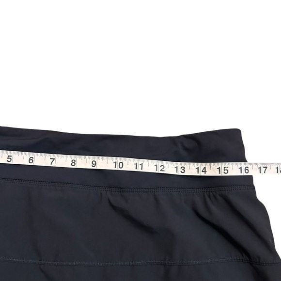 Lululemon Pace Rival Skirt II (Regular) Black- Size 8 Athletic Skirt - Picture 7 of 15